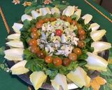 Une image de l'étape 7 de Salade de cresson aux jeunes endives, tomates cerises et persil.