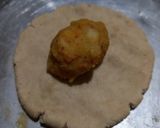 A picture of step 3 of Amaranth flour aloo paratha for vrat.