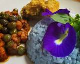 Nasi liwet kembang telang langkah memasak 6 foto