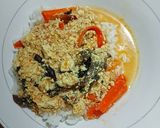 Foto langkah ke 3 dari resep 1322. Nasi Sop Tahu Bejeg Jamur Kuping.