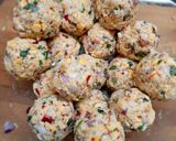 A picture of step 6 of Banana flower vadai.