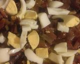 Foto del paso 2 de la receta: Guisantes con jamón y huevo duro