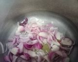 A picture of step 1 of Rainbow Sindhi biryani 🌈.