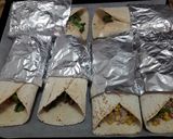 Pas rețetă Tortillas cu somon și orez 8 fotografie