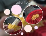 Hình bước làm 1 của món Sữa bắp