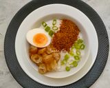 Foto langkah ke 3 dari resep Bubur Nasi Sat Set (Nasi sisa).