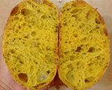 Foto langkah ke 21 dari resep Kunyit Jinten Hitam Italian Herbs Sourdough Bread (Oven Tangkring).