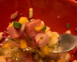 A picture of step 5 of Tuna Ceviche with Mango.