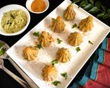 A picture of step 5 of Upma Modak - Fusion style.