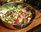 A picture of step 9 of Chipotle Chicken Salad with Honey Lime Vinaigrette.