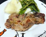Foto del paso 4 de la receta: Judía verde con patata y chuletas de aguja y pechuga de pollo