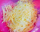 Hình bước làm 1 của món Gỏi đu đủ tôm tươi