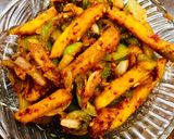 A picture of step 7 of Peri Peri Fries.