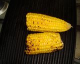 A picture of step 1 of Black beans and corn salad with roasted peppers.