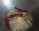 A picture of step 2 of Black vatana pulao.