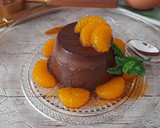 Foto del paso 6 de la receta: Flan de chocolate con mandarina