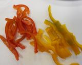A picture of step 3 of Haemul-Japchae - Sweet Potato Noodles with Seafood (Hamgeyeong-do).