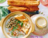 Hình bước làm 4 của món Cháo hến sườn non