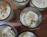 A picture of step 7 of Apricot & custard fruits shots.