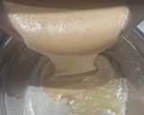 A picture of step 4 of Sweet tahini cake with tahini glaze.