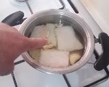 Foto del paso 3 de la receta: Lasaña fría de mango y brandada de bacalao