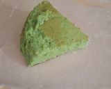 Foto langkah ke 10 dari resep Matcha Mochi Cheesecake.