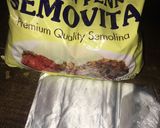 A picture of step 1 of Semovita tuwo🍚.