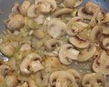 Peas, mushrooms and pasta recipe step 2 photo