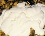 A picture of step 8 of Malai chicken.