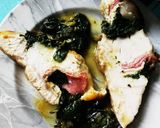 Sajtos spenótos töltött pulykamell recept fázis 5 fotója