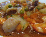 Foto del paso 15 de la receta: Guiso de patatas con calamares y gambas