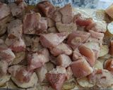 Foto del paso 5 de la receta: Pollo con papitas mozzarella al tomate