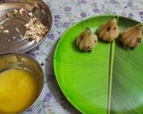 A picture of step 7 of Rava decicated coconut dry fruits  modak.