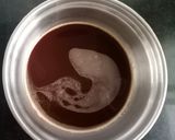 A picture of step 1 of Coffee biscuit pudding.