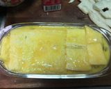 Hình bước làm 2 của món Pudding sandwich cho bữa sáng của bé