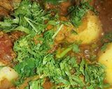 A picture of step 6 of Chicken Bhuna.