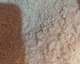 A picture of step 1 of Garri salad (gwabe).