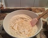 Foto del paso 2 de la receta: Tarta de jamón y queso con papas fritas, huevos