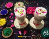 A picture of step 5 of Thandai Rose Lassi.