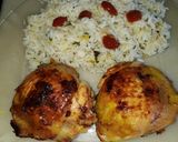 Foto del paso 16 de la receta: Pollo a la mostaza con arroz frito