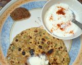 A picture of step 6 of Missi roti.