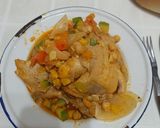 Foto del paso 6 de la receta: Guiso de garbanzos... con pollo, chorizo, morcillas y buen sabor