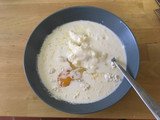 Tarta de queso con sartén