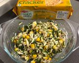 A picture of step 4 of Cheesy Sweet Corn Crackers.
