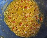 A picture of step 2 of Aachari Bhindi / Okra.