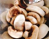 Hình bước làm 3 của món 🌱 Canh Nấm Mỡ Đậu Hủ Lá É (Vegan)