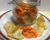 Foto del paso 9 de la receta: Chips potato (papas) zanahoria al horno!!
