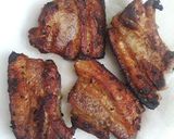Hình bước làm 3 của món Ba rọi chiên sả ớt
