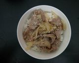 Foto langkah ke 12 dari resep Beef Rice Bowl (Gyudon) dan Miso Soup.
