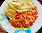 A picture of step 5 of Sweet potatoes and scrambled eggs.